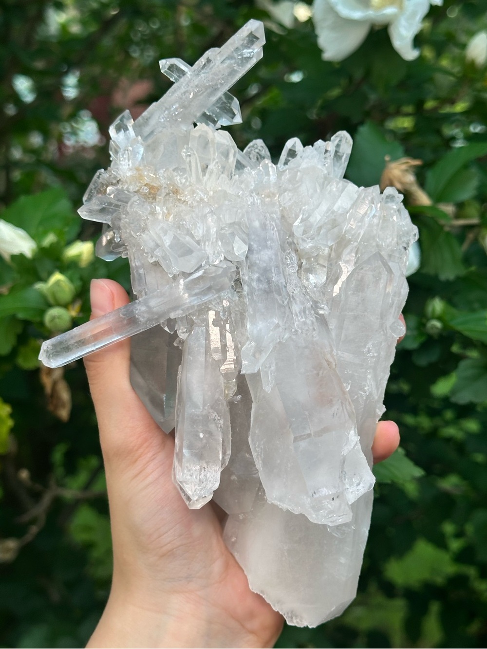 Arkansas Grey Lithium Quartz Cluster 🫧🩶🫧 ALQ10